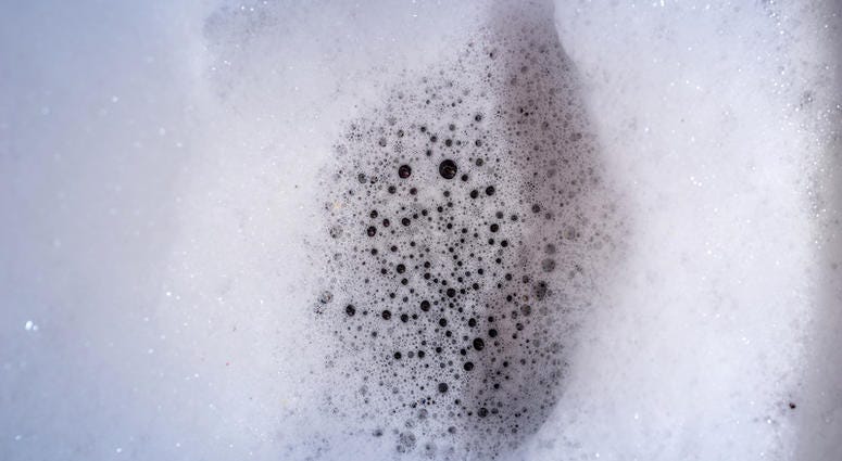white foam white foam